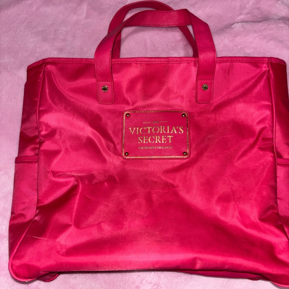 Victoria's Secret Fuchsia Tote Bag